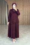 asuman etekli takım-BORDO Bordo