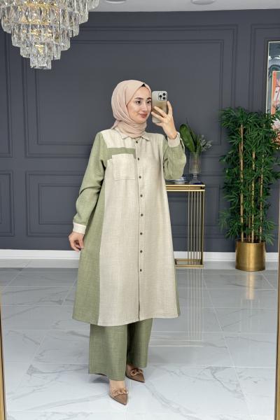 Atike takım - yeşil Yeşil