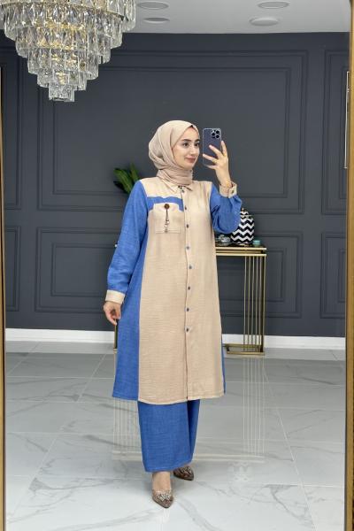 Atike takım -mavi Mavi