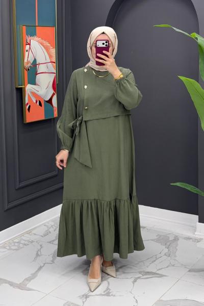 Azize Elbise - YEŞİL Yeşil