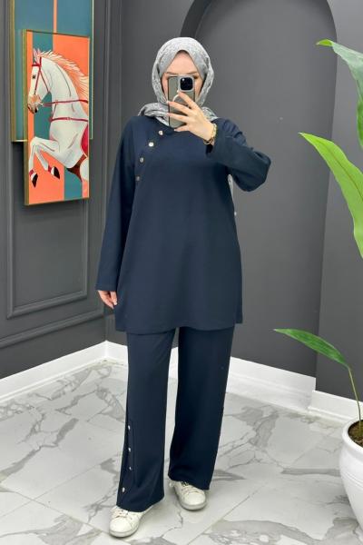 Azize Spor Takım - Gri Gri