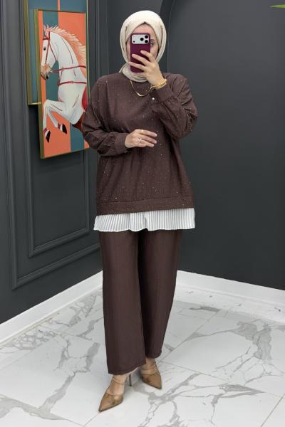 Banu Takım - Kahve Kahverengi