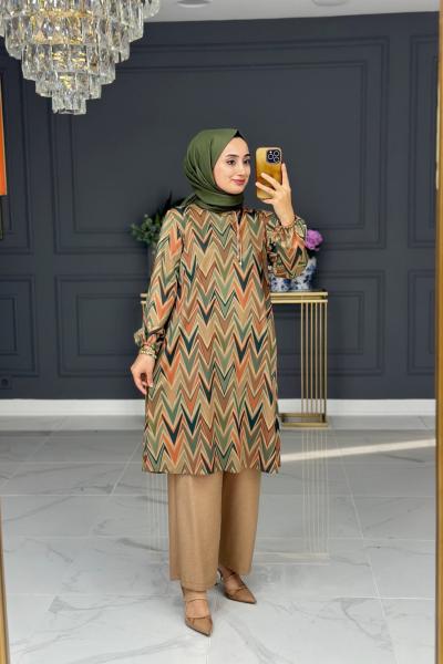 Bedriye takım - yeşil Yeşil