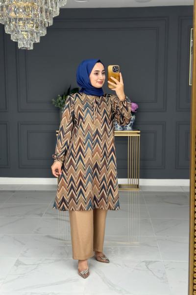 Bedriye takım - mavi Mavi