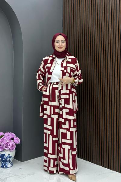 Belkıs Takım - Bordo Bordo