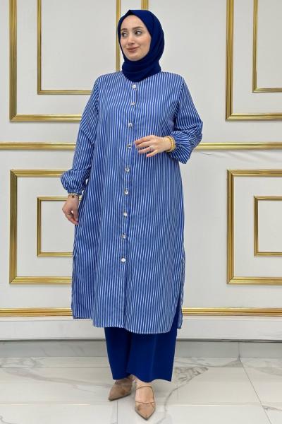 Beren Takım - Koyu Mavi  Saks Mavisi