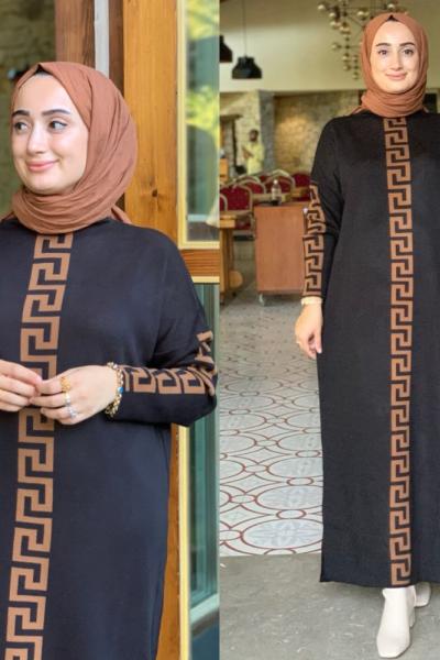 Berfu Elbise - Siyah  Siyah