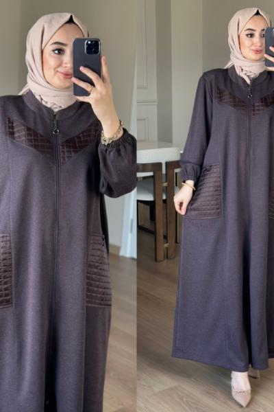 Berilay Ferace - Kahve  Kahverengi