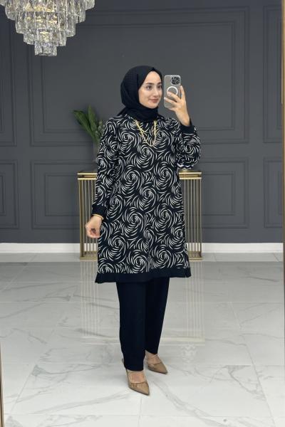 Betül takım - siyah Siyah