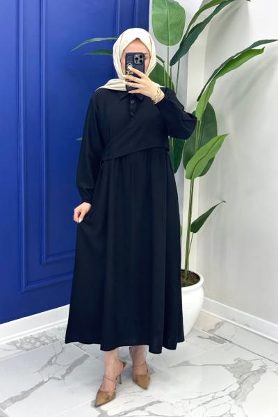 Beyza Elbise - Siyah  Siyah