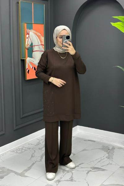 Bilgin Takım - Kahve  Kahverengi