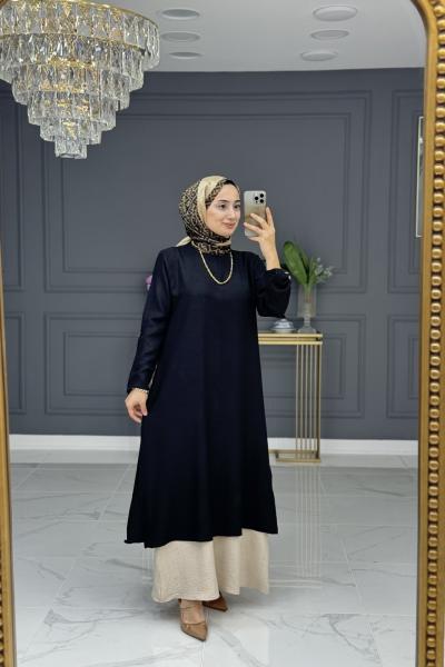 Billur elbise -siyah Siyah