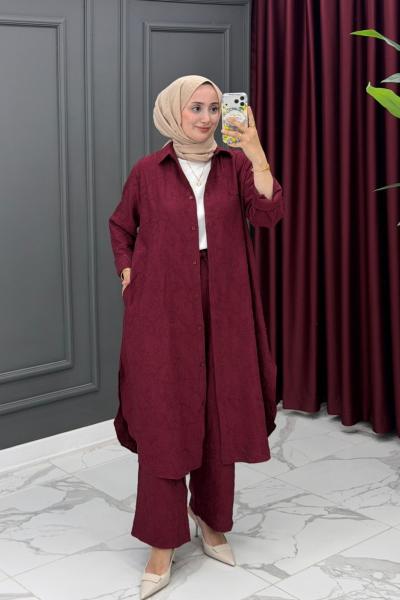 Brode Takım- Bordo Bordo