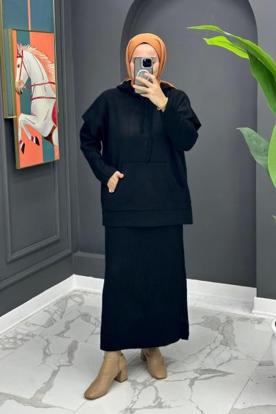 Busem Triko Takım - Siyah  Siyah