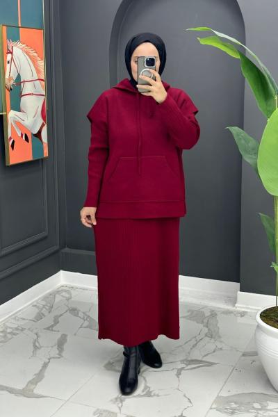 Busem Triko Takım - Bordo Bordo