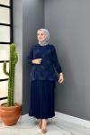 Büşra Etekli Takım - Lacivert Lacivert