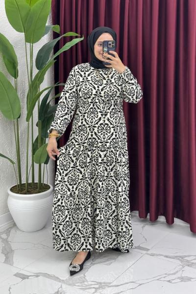 Çağla Elbise - Siyah  Siyah