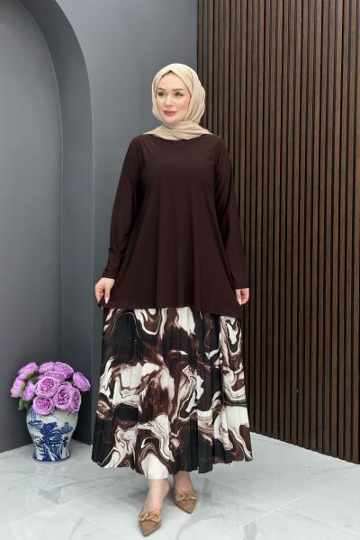 Cana Takım - Kahve  Kahverengi