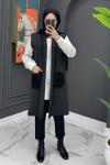 Cebi Kürklü Yelek - Antrasit  Antrasit