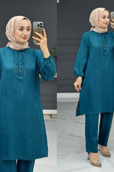 ceylan takım -petrol Petrol Mavisi