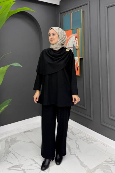 Çimen Takım -Siyah  Siyah