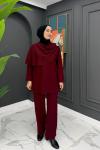 Çimen Takım - Bordo Bordo