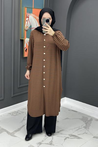 Çizgili Uzun Fitilli Takım - Taba  Taba