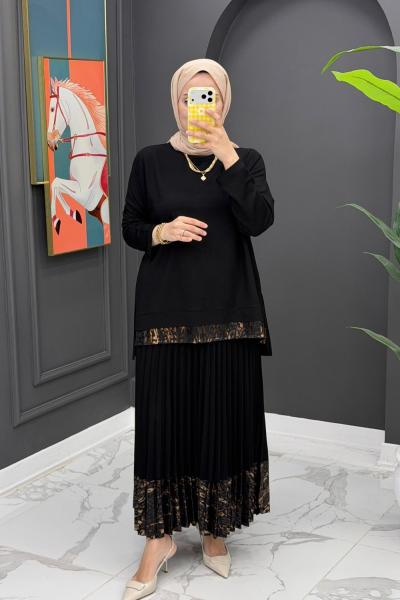 Demet Takım- Siyah Siyah