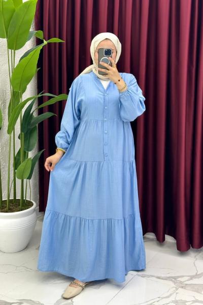 Deren Elbise - Mavi  Mavi