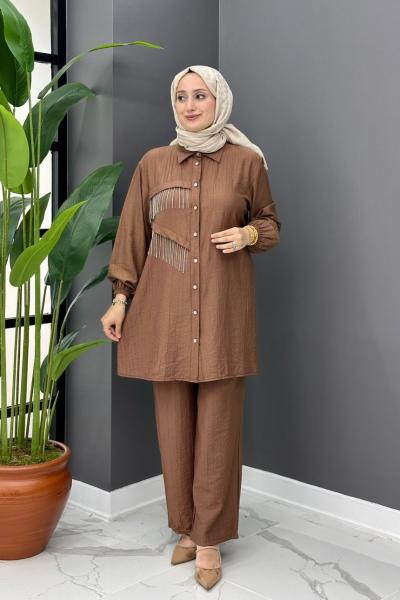 Destan Takım - Kahve Kahverengi