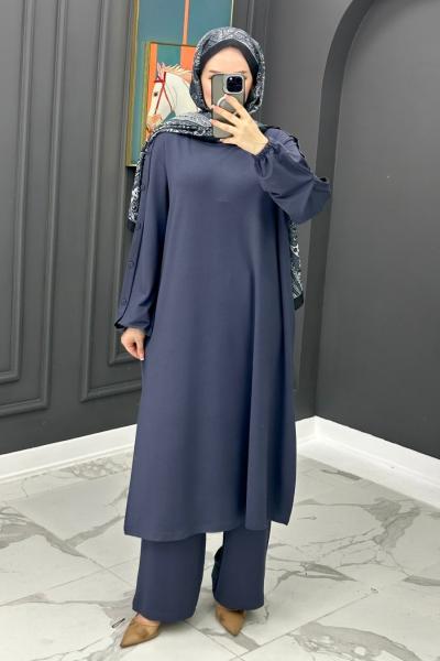 Dilek Uzun Takım - Gri Gri