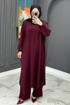 Dilek Uzun Takım - Bordo Bordo