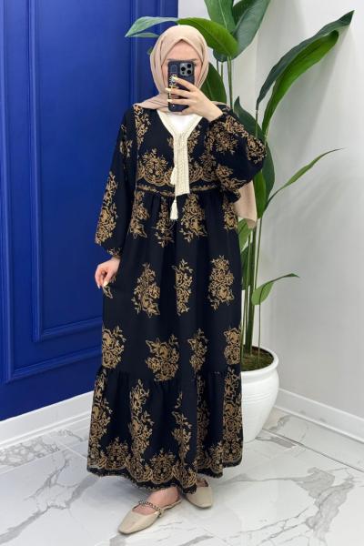 Ekin Elbise - Siyah  Siyah