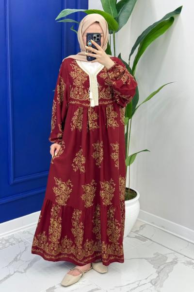 Ekin Elbise - Bordo Bordo