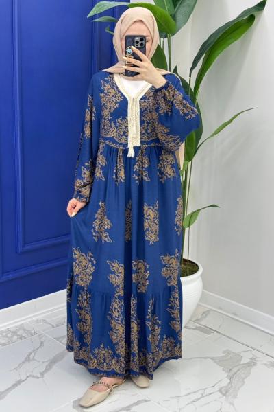 Ekin Elbise - İndigo  Mavi