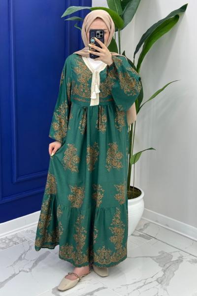 Ekin Elbise - Yeşil  Yeşil