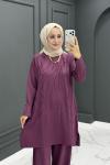 Elfida Merserize Takım - Mürdüm  Mürdüm