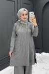 Elfida Merserize Takım - gri  Gri