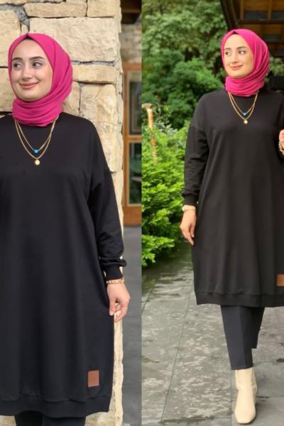 Elfida Tunik-Siyah  Siyah