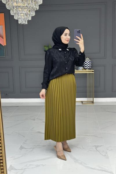 Elif etek - yağ yeşili Yağ Yeşili