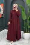 Elite elbise- Bordo Bordo