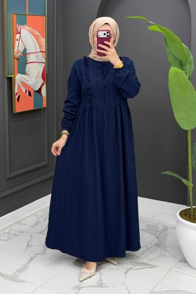 Elite Elbise- Lacivert  Lacivert