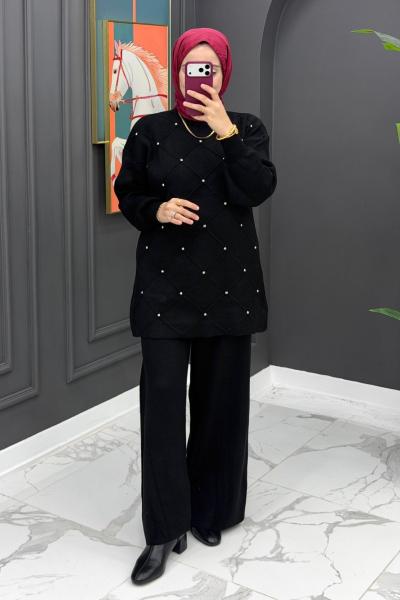 Elvin Triko Takım - Siyah  Siyah