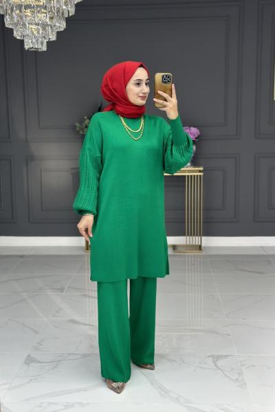 Enza Triko Takım - Yeşil Yeşil