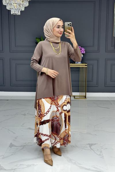 Erva etekli takım-vizon Vizon