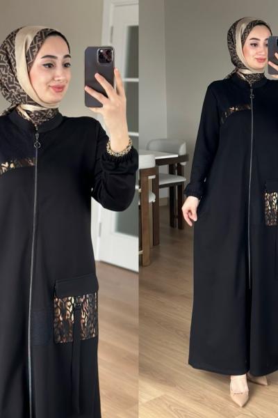 Esila Ferace-Siyah  Siyah