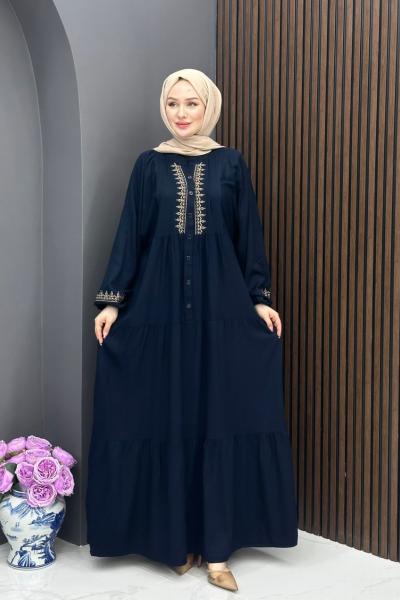 Esme Elbise - Lacivert Lacivert