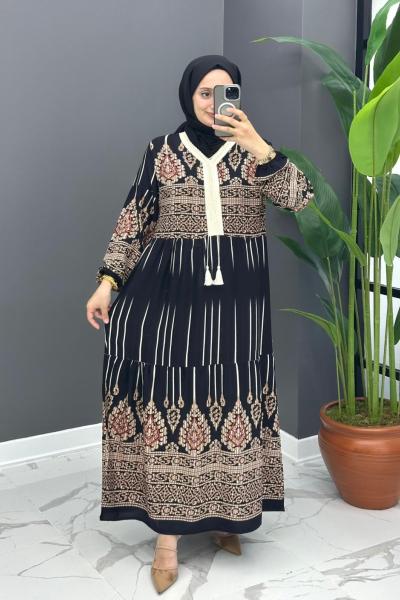 Esse Elbise - Siyah  Siyah