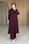 Ezgi Uzun Oysho Takım - bordo Bordo