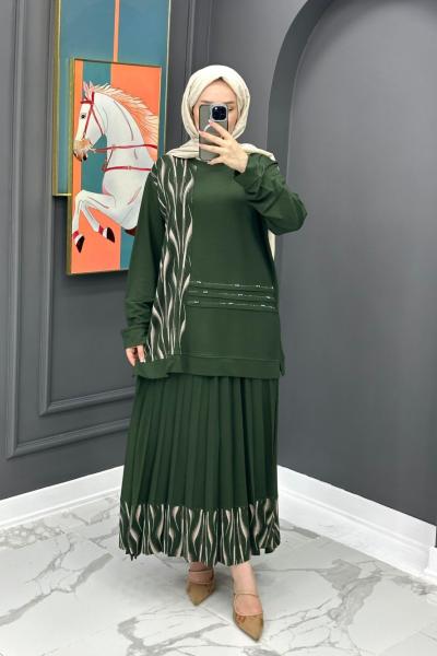 Ferhunde Etekli Takım - Yeşil Yeşil